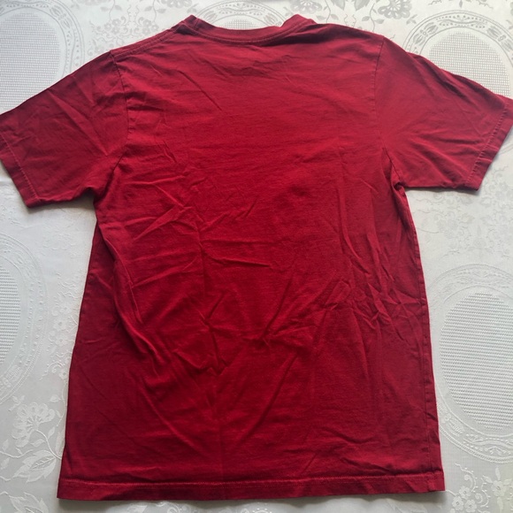 Vans Off The Wall Red Graphic T-Shirt Junior Boys Size M(10-12) Classic-Fit Tee - Picture 2 of 13